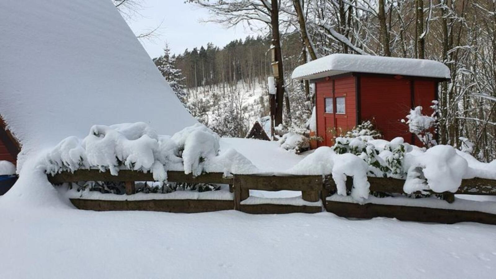 Ronshausen Ferienhaus Am Wald 빌라 외부 사진